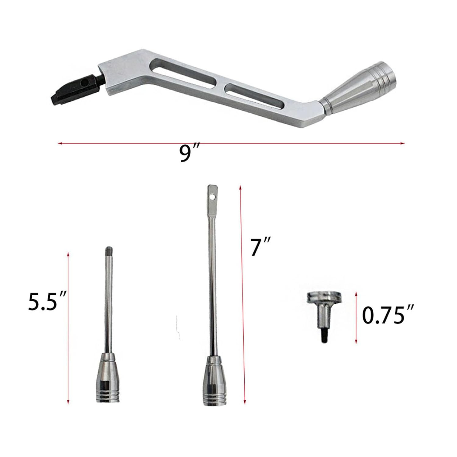 Polished Billet Aluminum Column Shifter Lever,Turn Signal, Lever Hazard Boots &