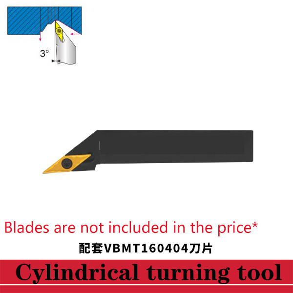 93° SVJBR SVJBL1212 1616 2020 H11 K16 Cylindrical turning tool For VBMT(screw)