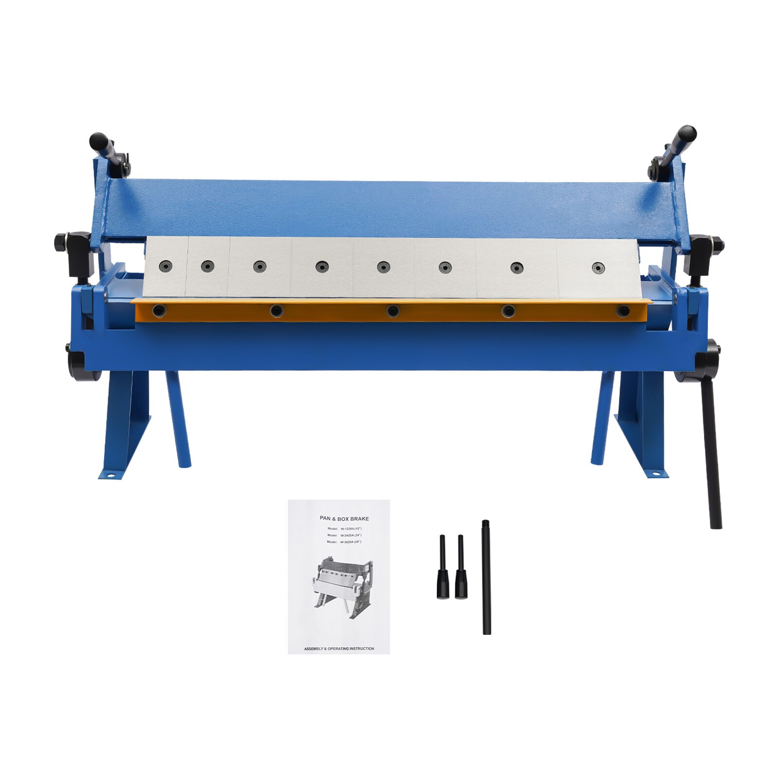24inch Sheet Metal Bender 0-135° Bending Precision Pan and Box Metal Hand Brake