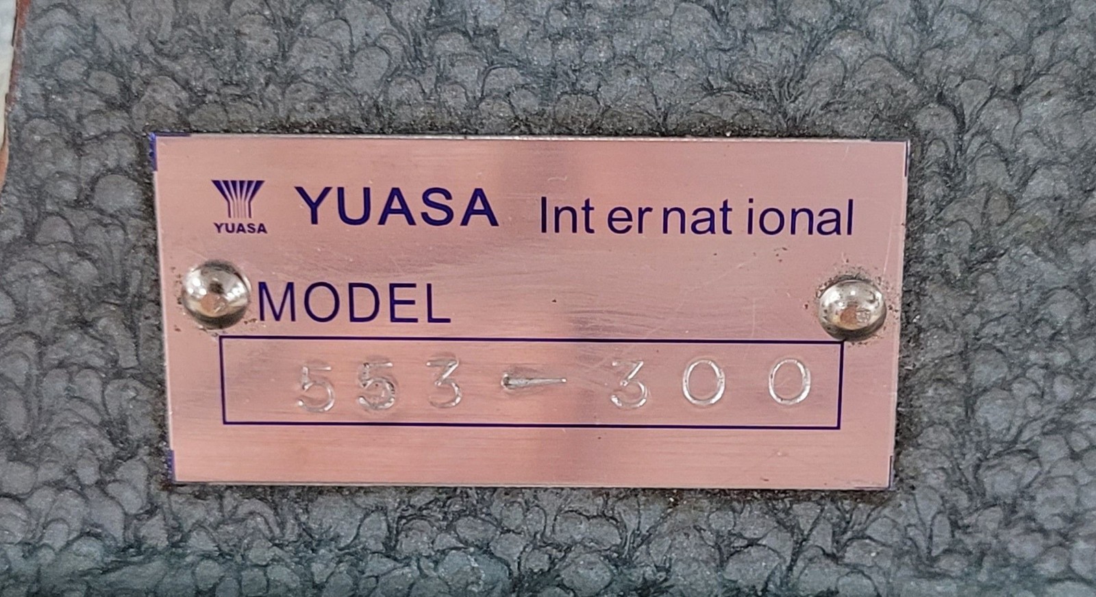 YUASA Model 550-007 Super Spacer w/ 3 Jaw Chuck & Tailstock