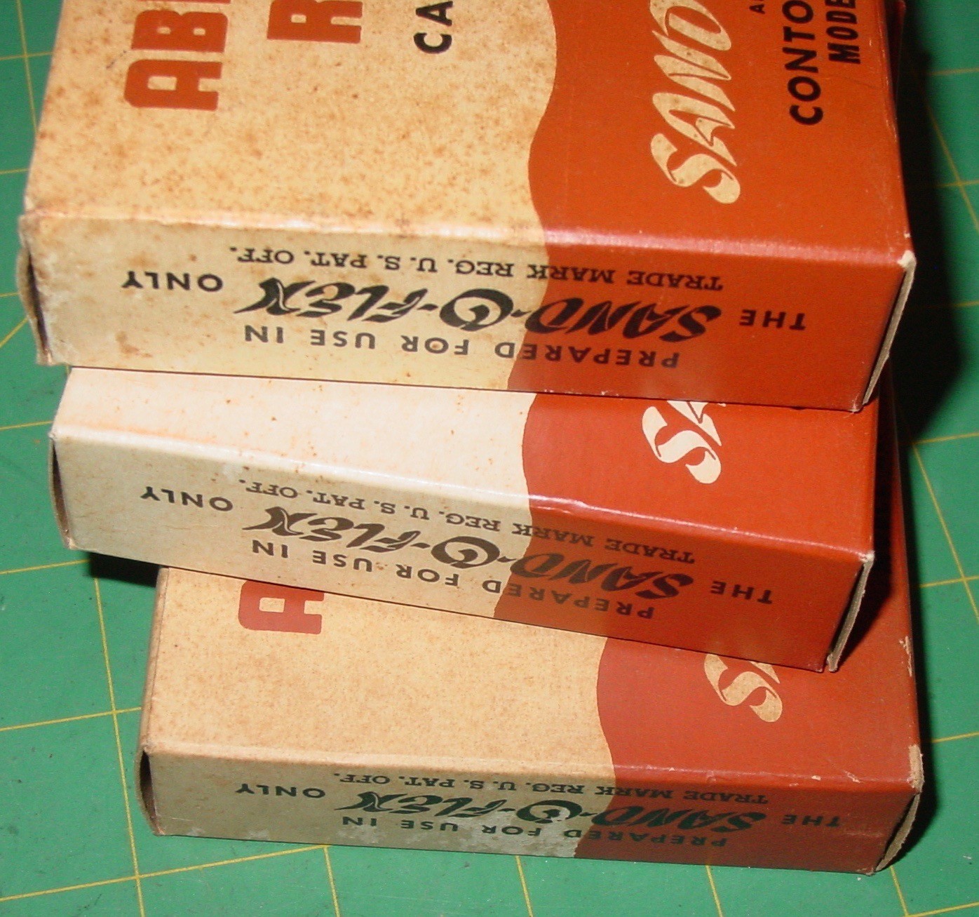 Vintage Merit Sand-O-Flex No. 550A Contour Sander Abrasive Refills Mixed Lot USA