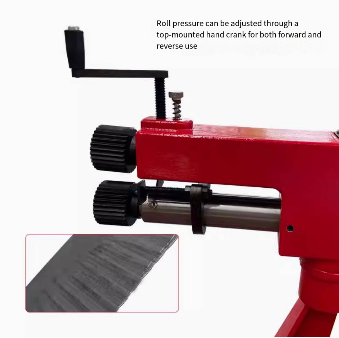 Reeling Machine RM08 Engraving Machine Iron Sheet Crimping Machine Manual 0.8mm