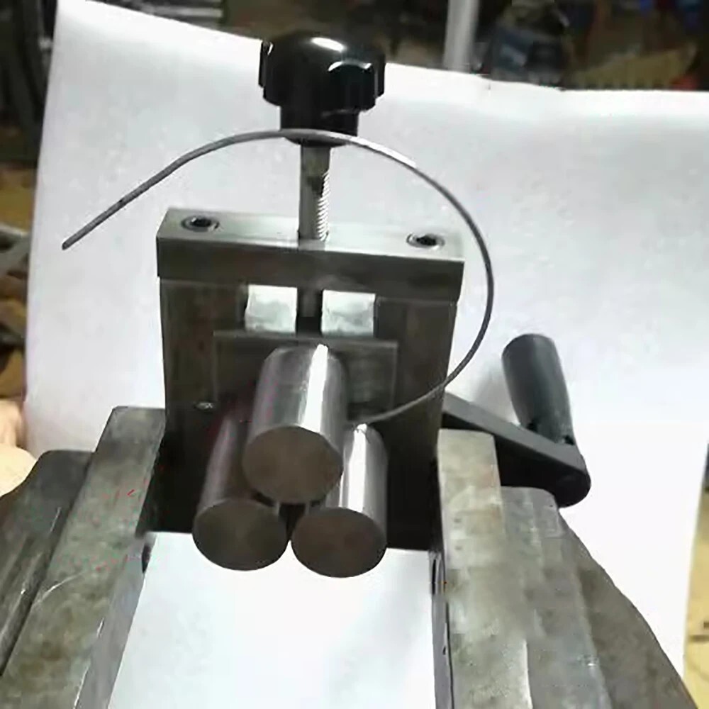 Stainless Steel Sheet Manual Rolling Machine Micro Metal Wire Ring Machine