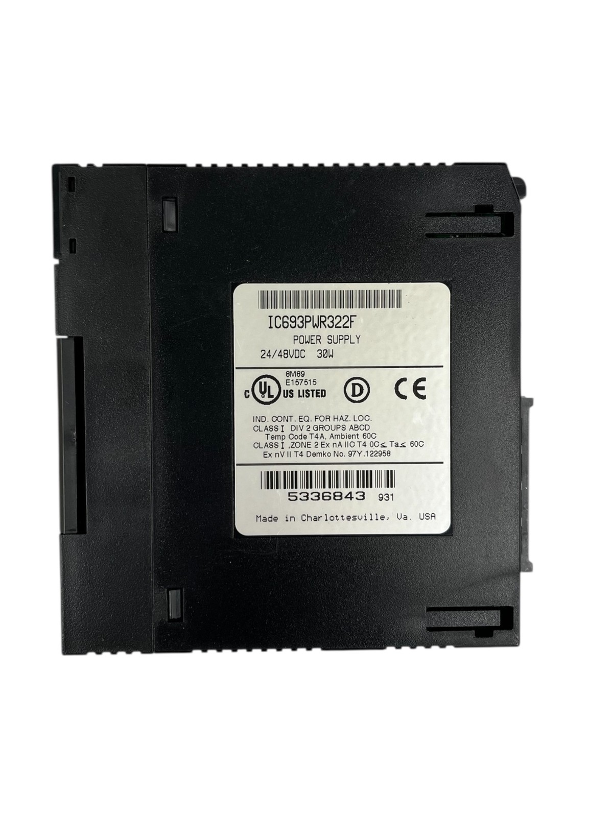 FANUC IC693PWR322F Power Supply 24 / 48 VDC 30W