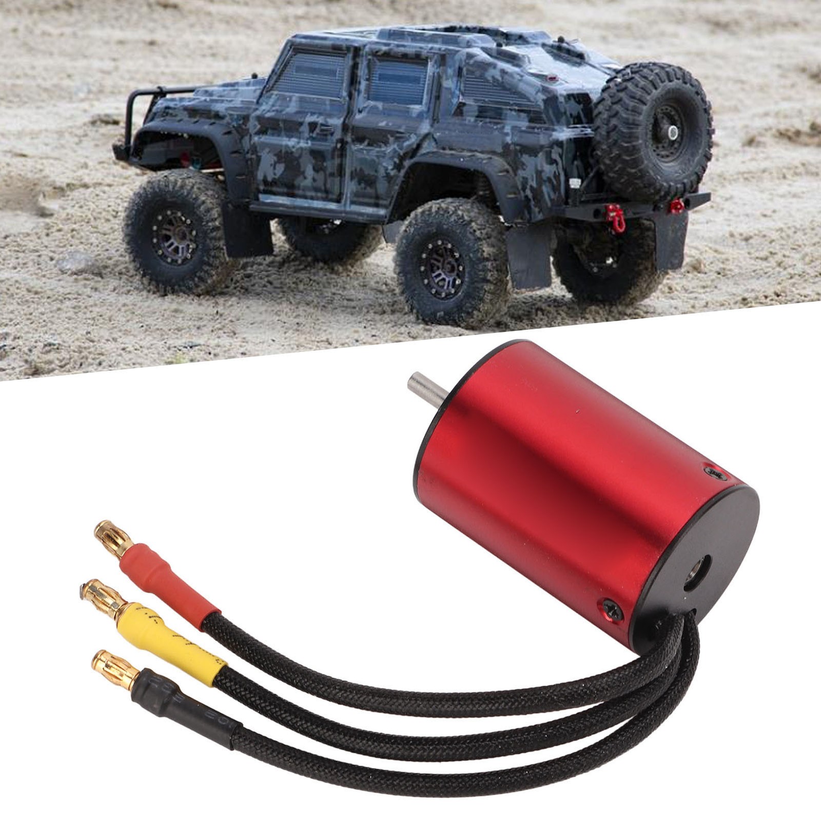 3600KV Brushless Motor High Torsion CNC Machining T6 Aluminum Covers 50000 MICF