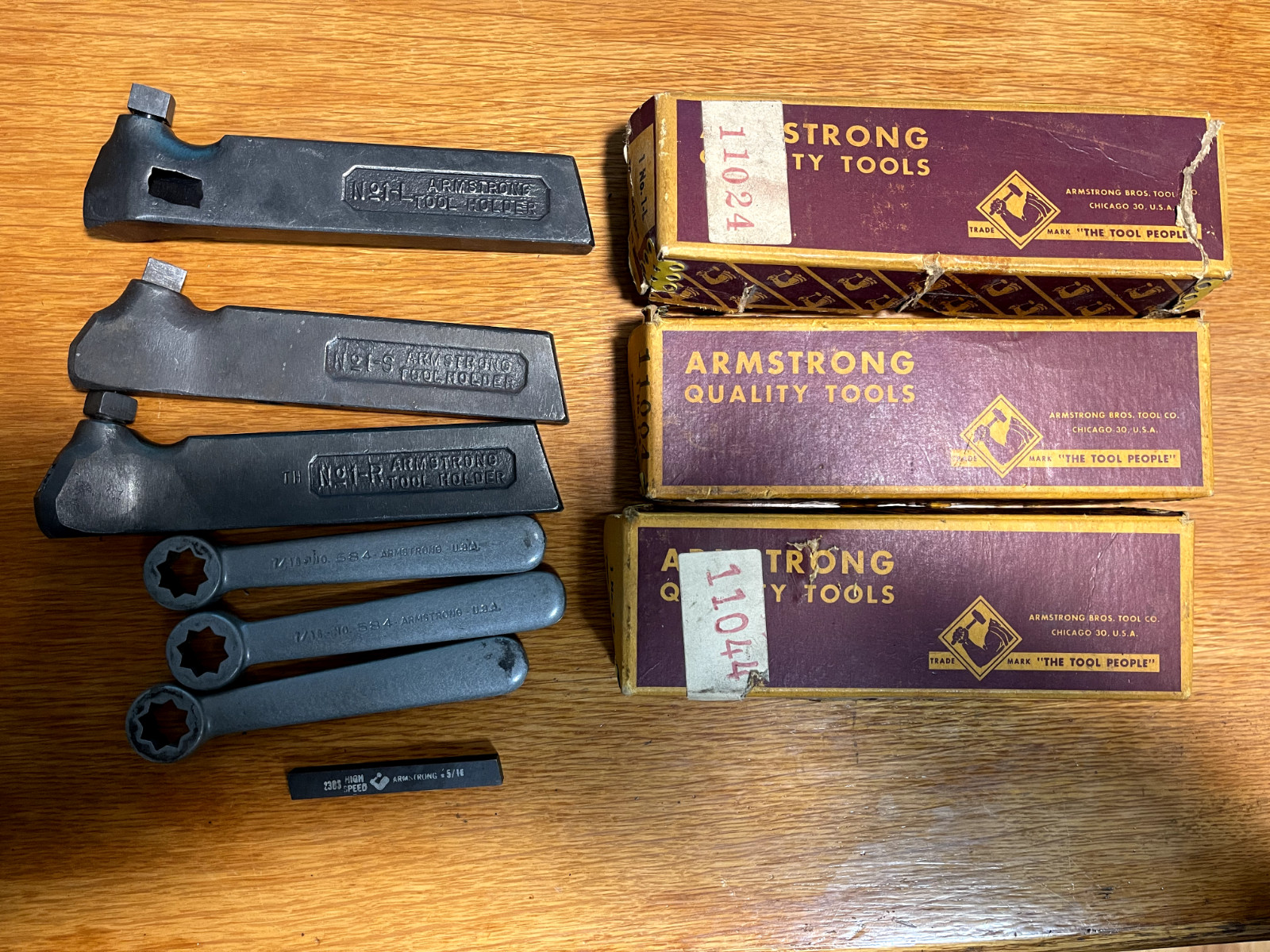 ARMSTRONG NO. 1-R / 1-L/ 1-S LATHE TOOL HOLDER / LATHE