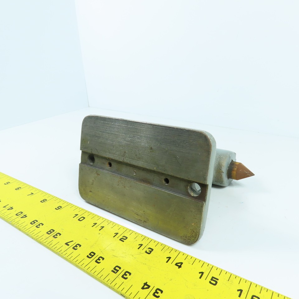 Unknown Make/Model Lathe Tailstock W/Dead Center 4″ Centerline Quick Release