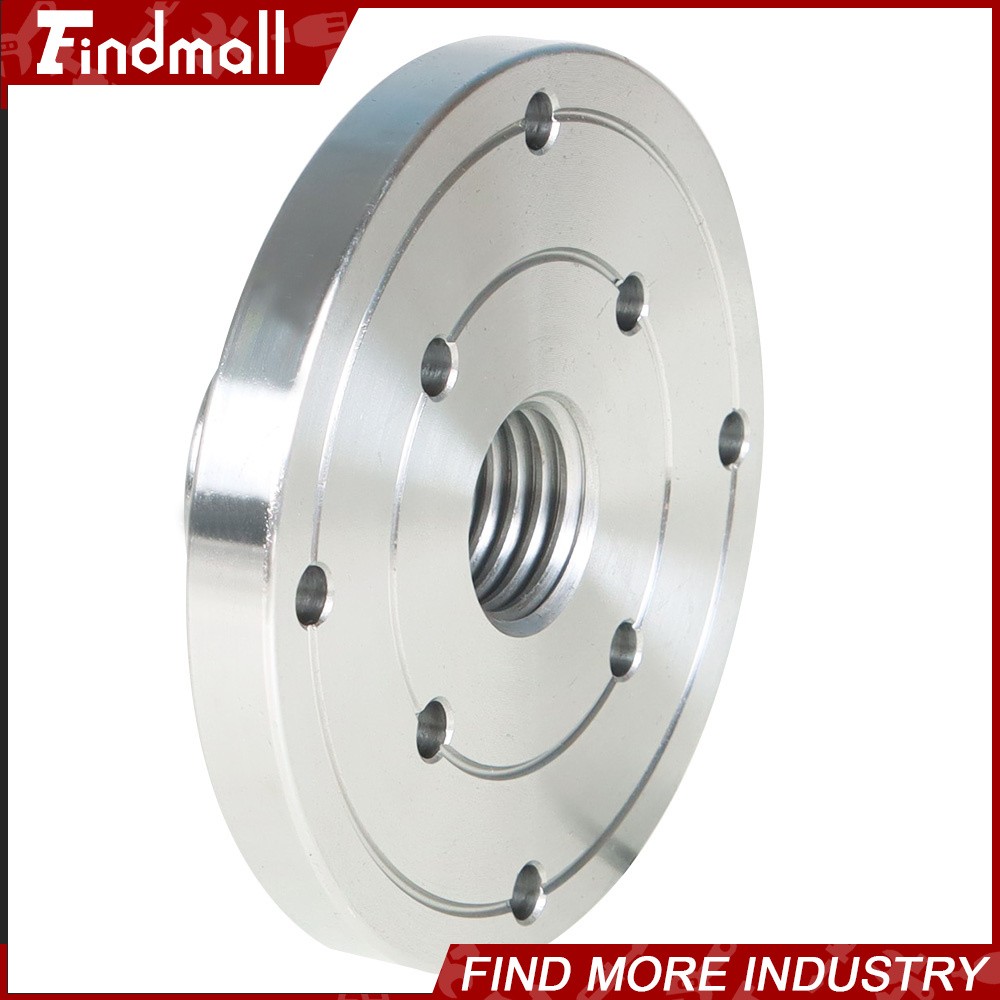 Findmall 4″ Steel Wood Lathe Face Plate 1″ x 8tpi Threaded with Set Screws