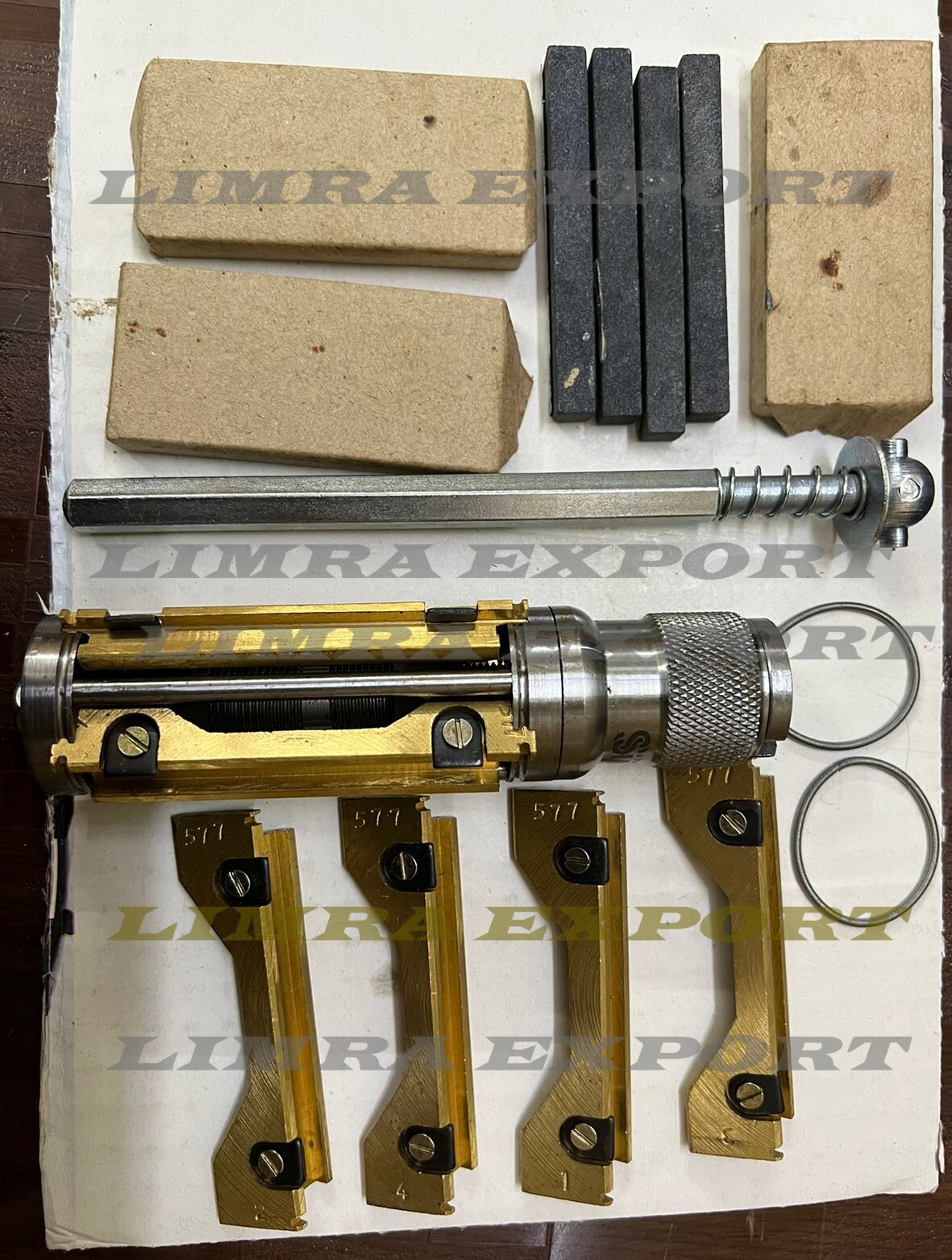 New Cylinder Engine Hone Kit 34 TO 60MM Honing Machine + 4 Set Of Stones