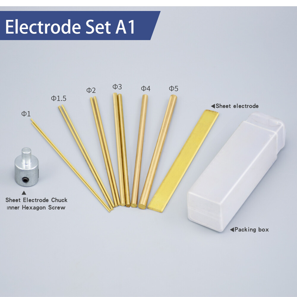 US Stock 1 Set Φ1- Φ5 Brass Electrodes for EDM-8C Broken Tap Remover Electrodes