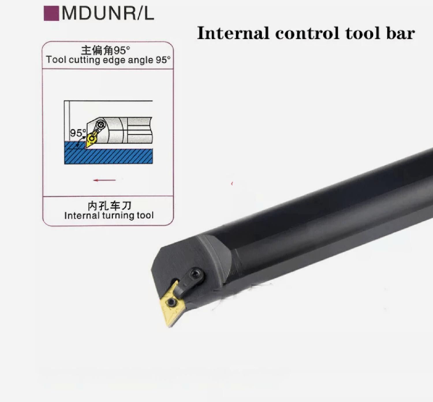 95° S20R S25S S32T MDUNR15 MDUNL15 Inner hole turning tool For DNMG1504 (clamp)