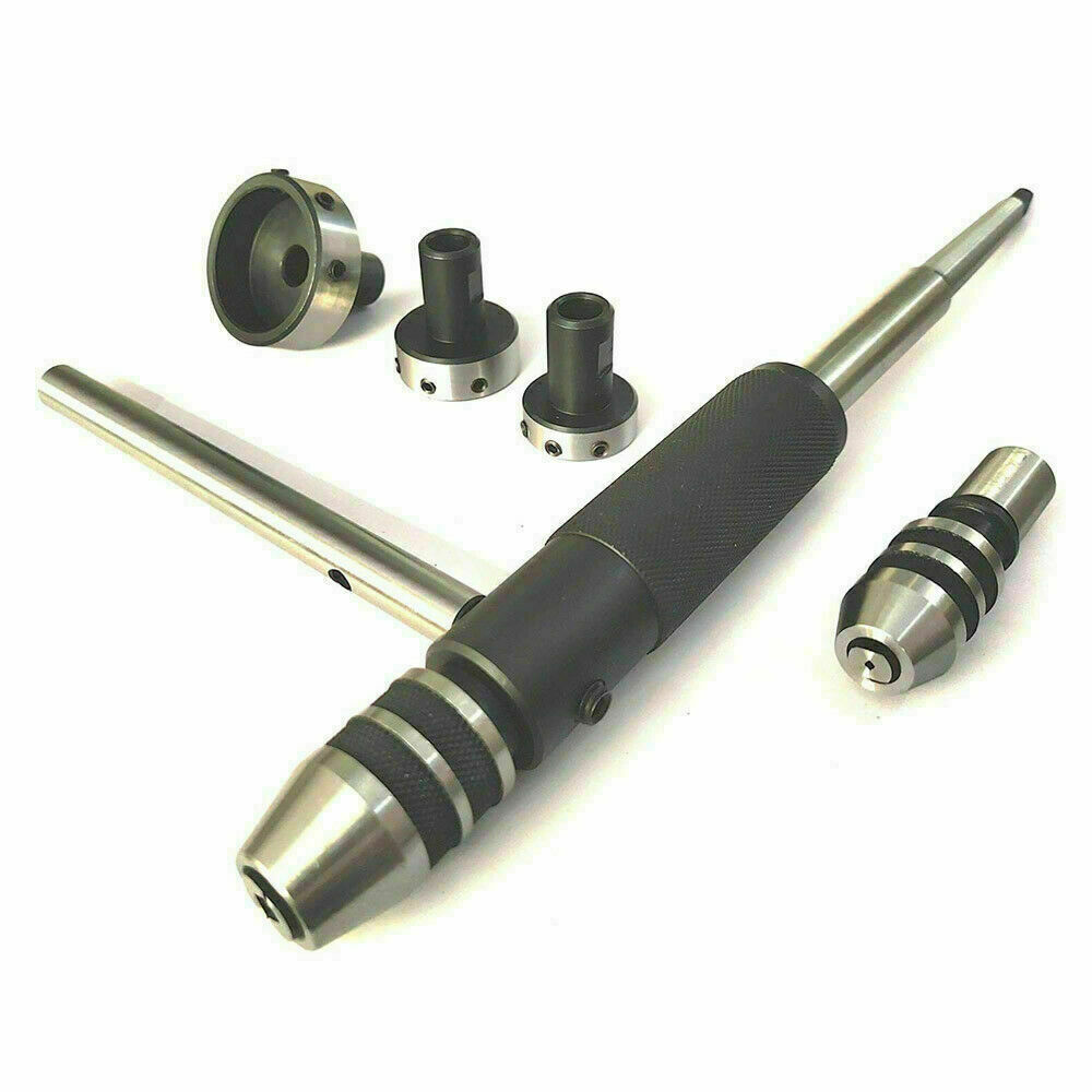 3MT Lathe Tailstock Tap And Die Holder set Sliding Floating Type MT3 Shank INCH