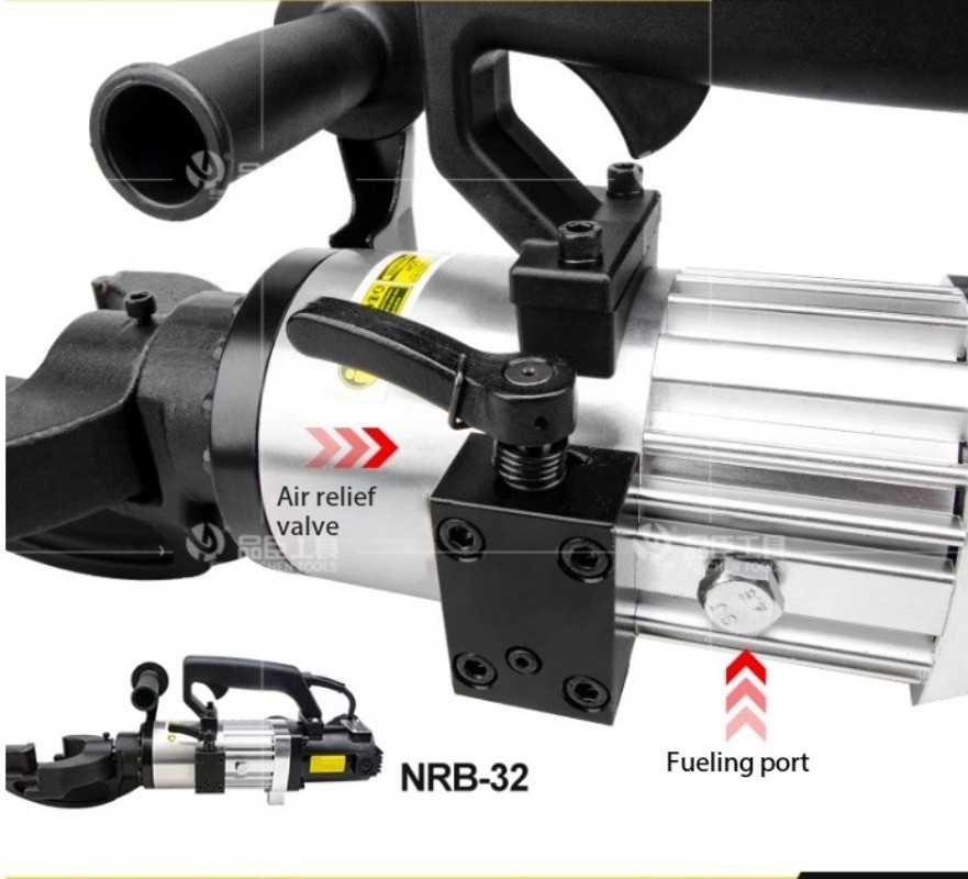 Portable Handheld 1500W Electric Hydraulic Rebar Bender 6mm-25mm Bending Range