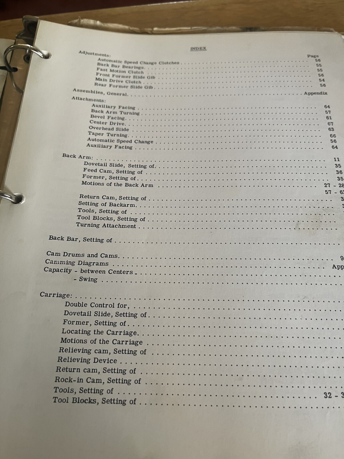 Jones & Lamson FAY Automatic Lathes Operating Instructions Manual