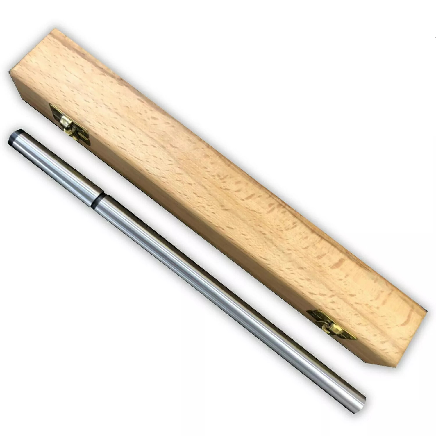 MT3 Lathe Alignment Test Bar Mandrel OAL 13-3/16″ Alloy Steel 335mm WOODEN BOX