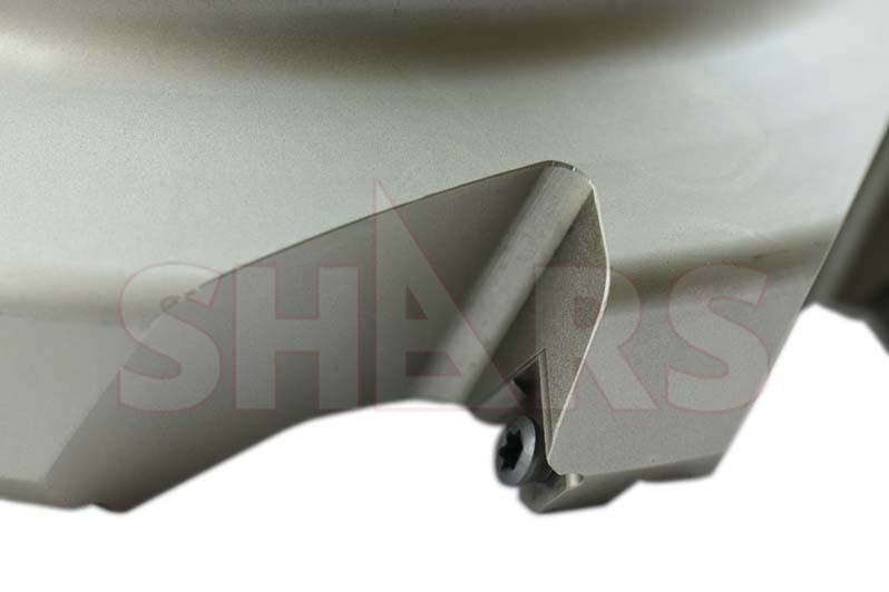 Shars CNC 6″ 45° Indexable Face Mill SEHT 43 Insert 8 Flutes NEW R[