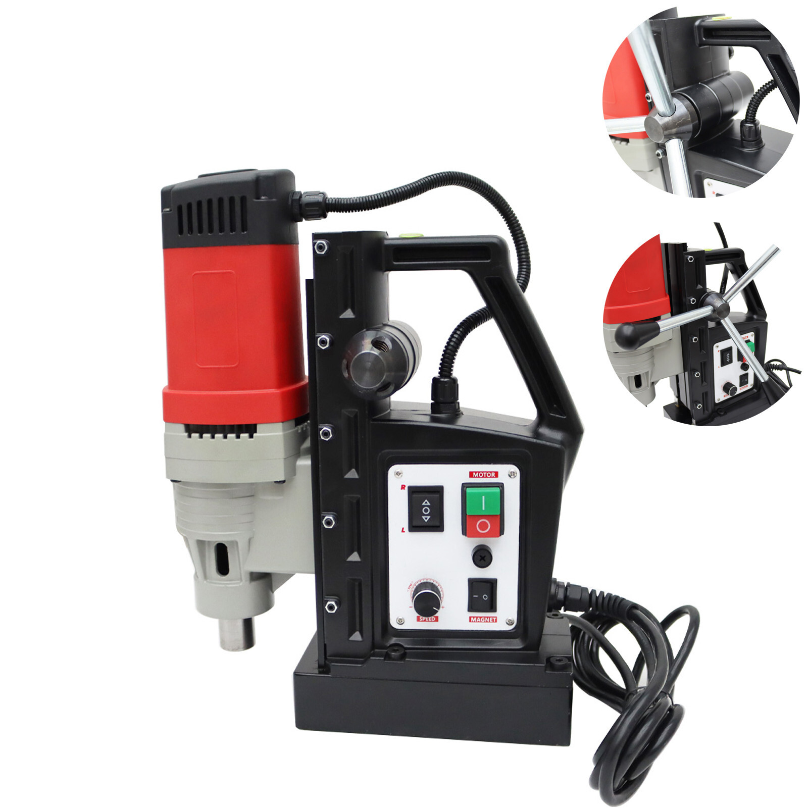 Portable Multi-functional Drilling and Tapping Magnetic Drill 1400W 110V φ23mm