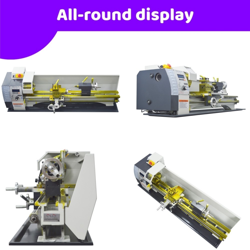 1100W Metal Bench Lathe 8″*32″ 110V Auto Feed Metal Lathe 50-2500RPM