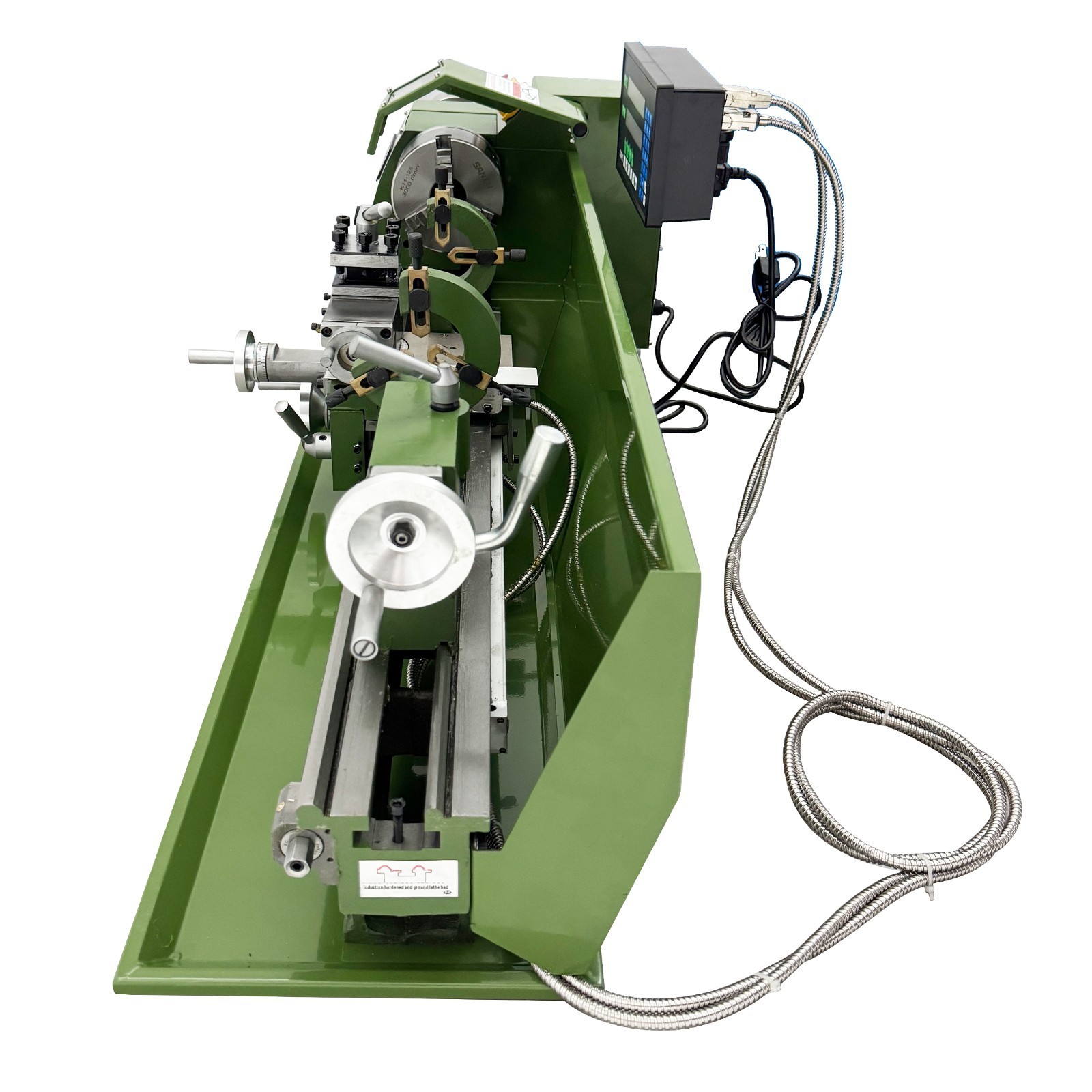 Mini Precision Metal Lathe 110V 1.1KW 8×29.5″ 50-2500rpm Double Chuck BenchLathe