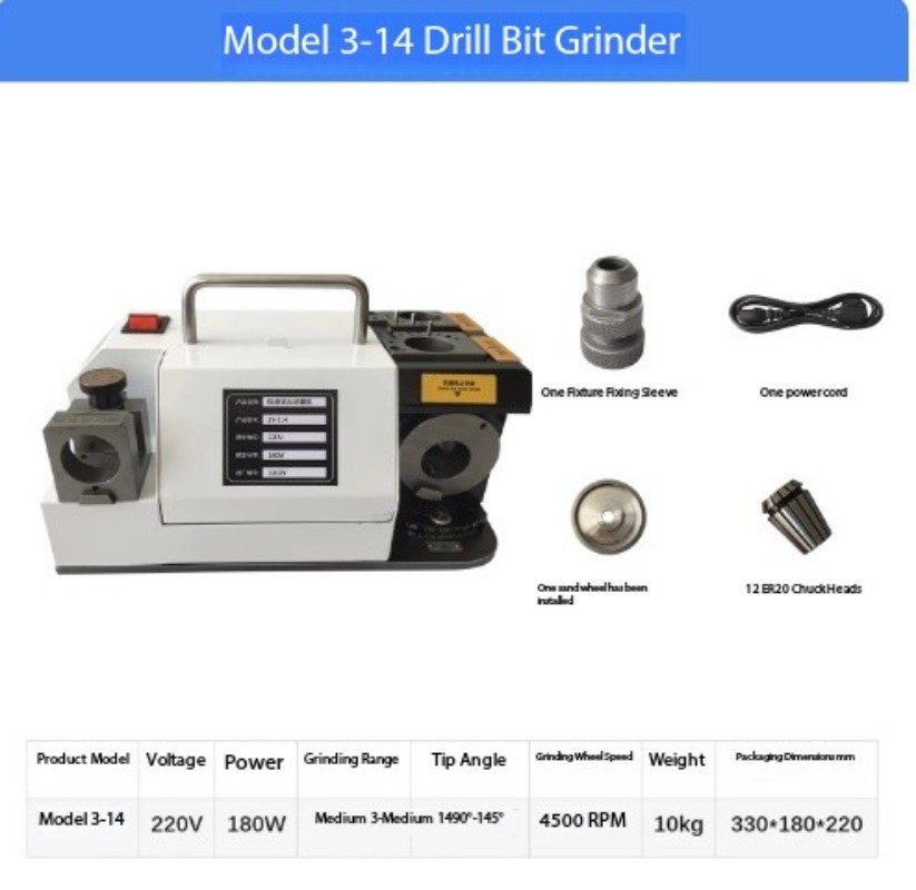 Drill Bit Grinder Twist Drill Tungsten Steel Sharpener Grinding Wheel