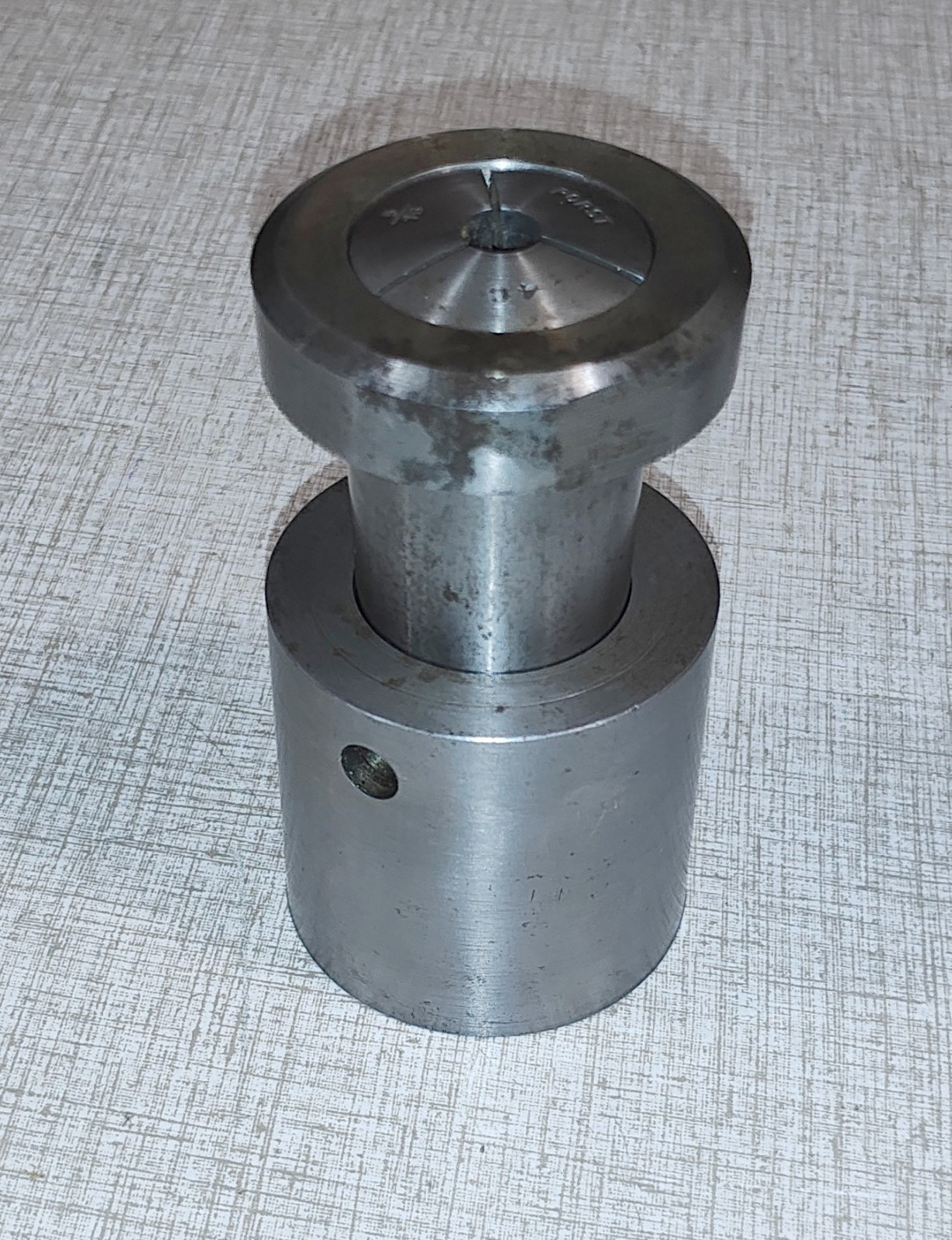 Shop Made 4C Collet Chuck & Nosepiece used w/ Emco Maximat V10 Lathe C03Z