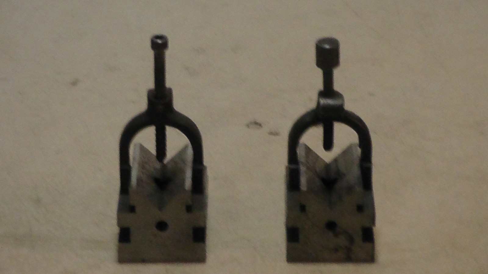 2x Unbranded V-Block and Clamp Set Tool Maker Machinist, Used