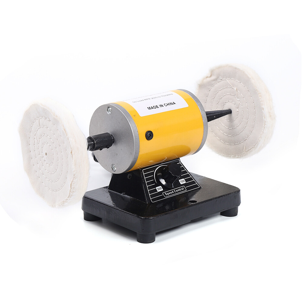 Variable Speed Bench Lathe Polishing Machine Buffing Motor Jewelry Polisher 200W
