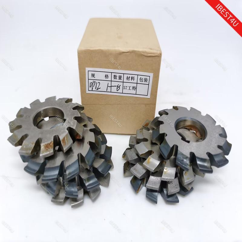8 Pcs/Set Involute Gear Cutters PA14-1/2 HSS DP8 DP10 DP16 DP20 DP22 DP24 14.5°