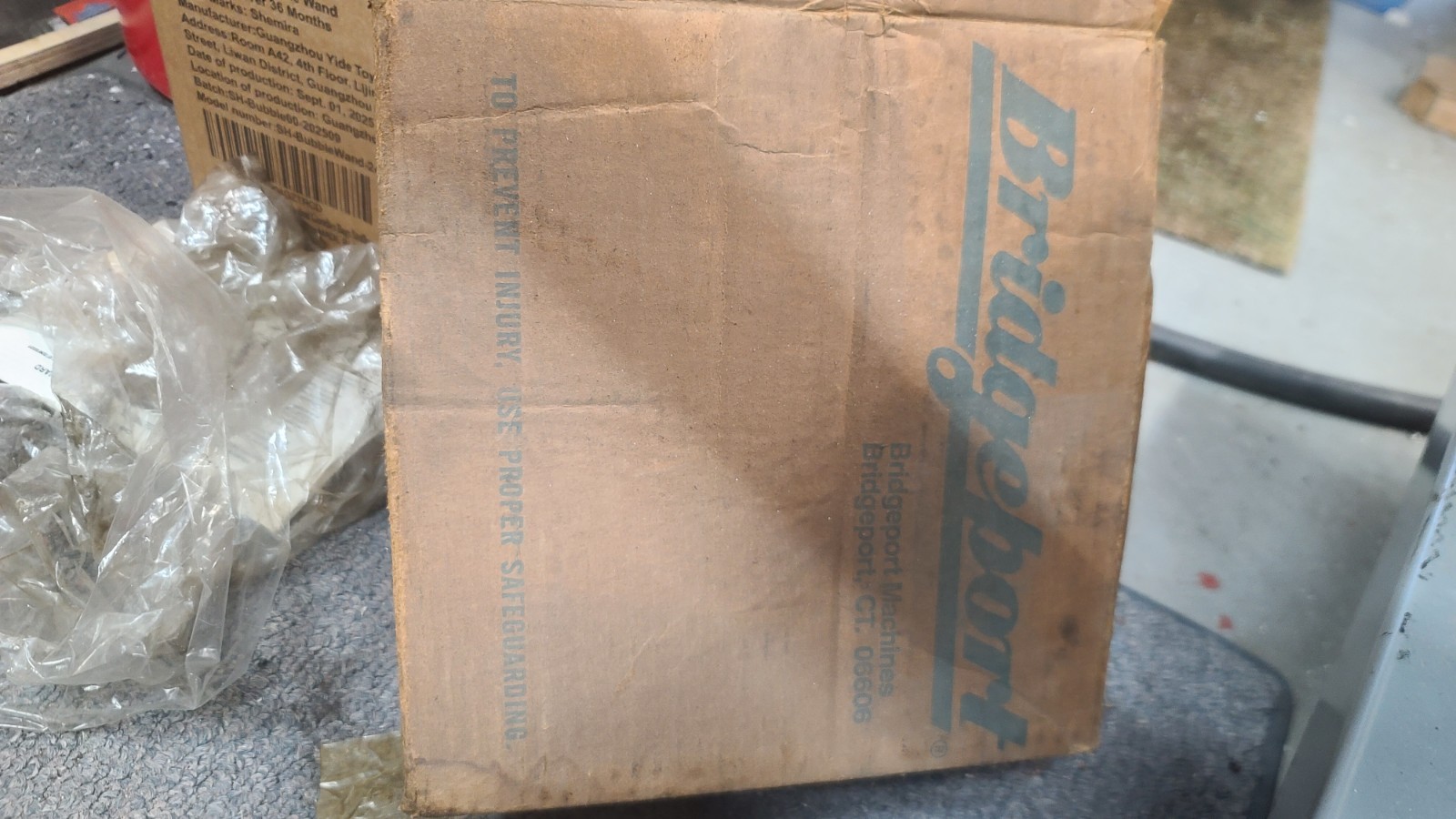 BRIDGEPORT 1119-1200 GENERAL PURPOSE SAFEGUARD SHIELD R-8 SPINDLE GUARD GENUINE