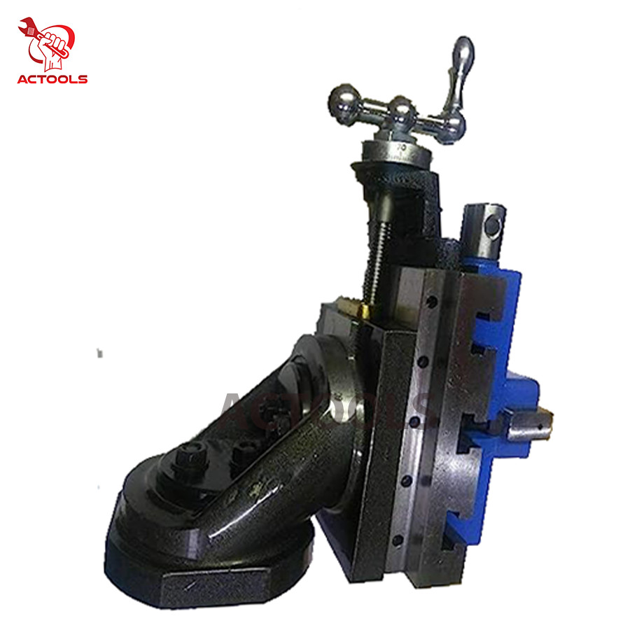Self Centering Vice 2″ 50mm With Vertical Milling Slide Swivel Base 4″x5″ USA