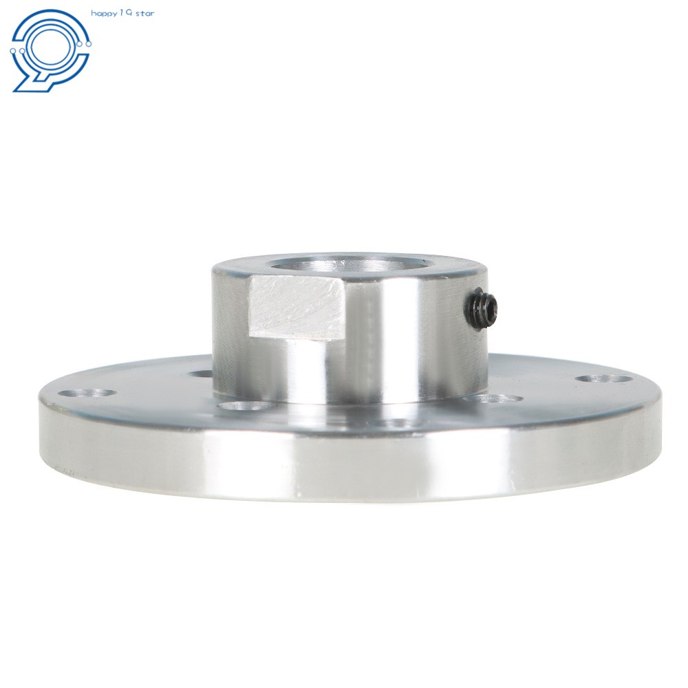 1Inch x 8tpi Threaded With Set Screws & 4 Inch Steel Wood Lathe Face Plate
