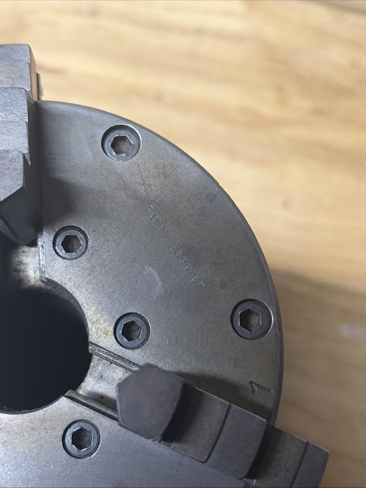 4” Buck Chuck MT5 Morse Taper Cincinnati no 2 cutter grinder