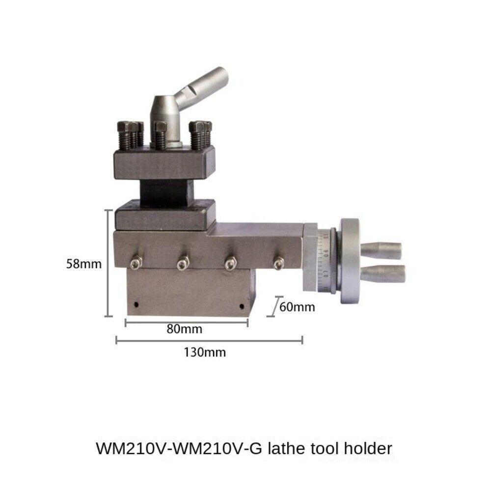 180V /PL180V/Square Tool Post Lathe Accessories 180 210 Lathe Tool Post Wm
