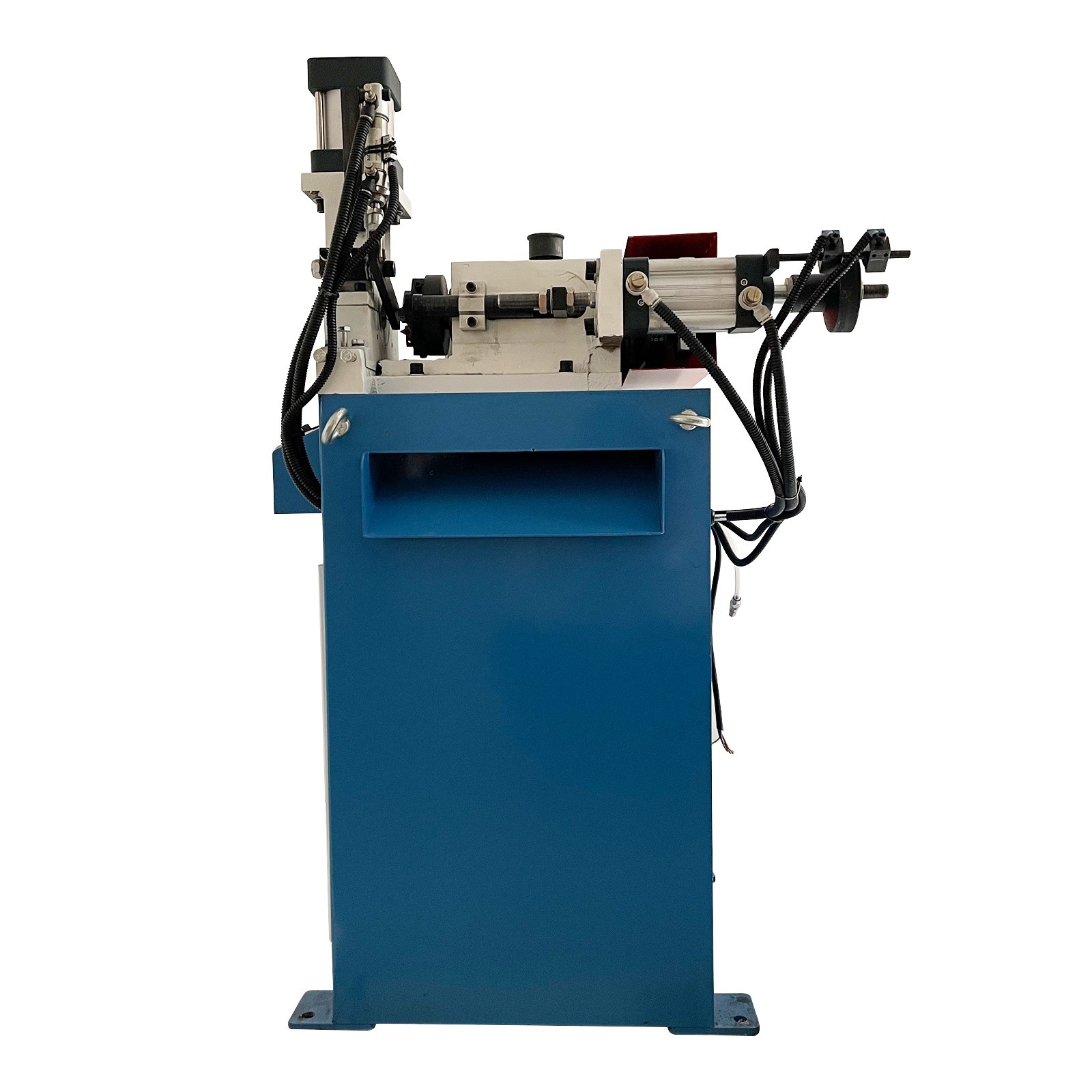 220V 3PH Single End Pneumatic Round Bar Chamfering Bevelling Deburring Machine