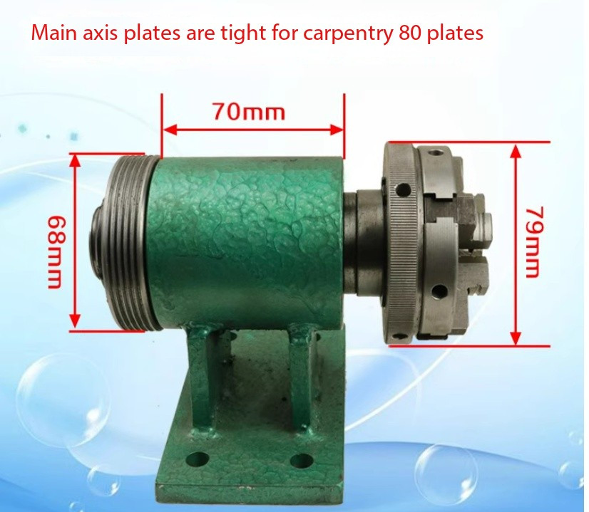 Simple Lathe for Woodworking 80 Prayer Beads with Three/four Claw Tailstock
