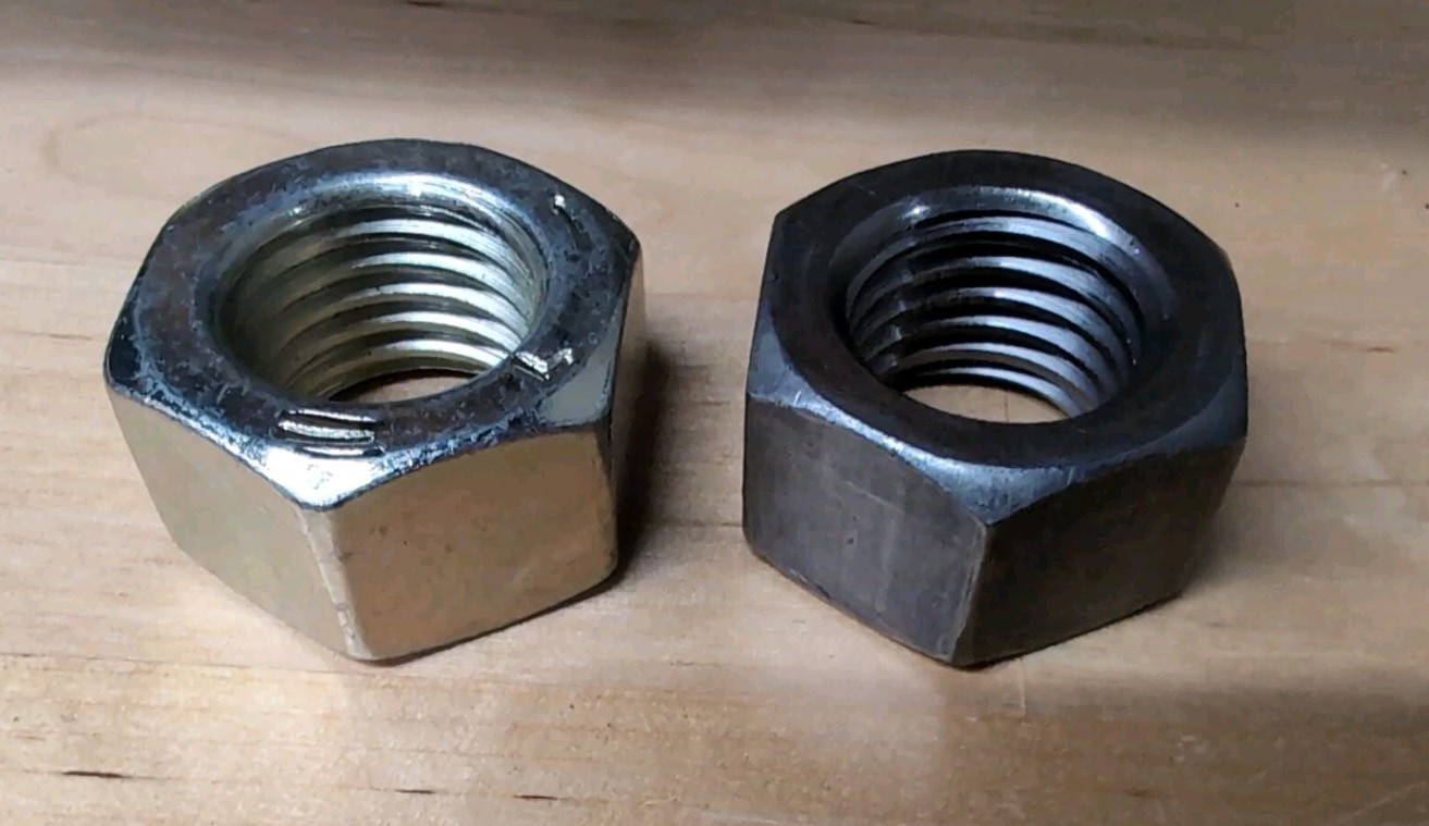 New 10in Bench Grinder 7/8-9 Arbor Nut Set of 2EA (Left and Right Hand Threads)