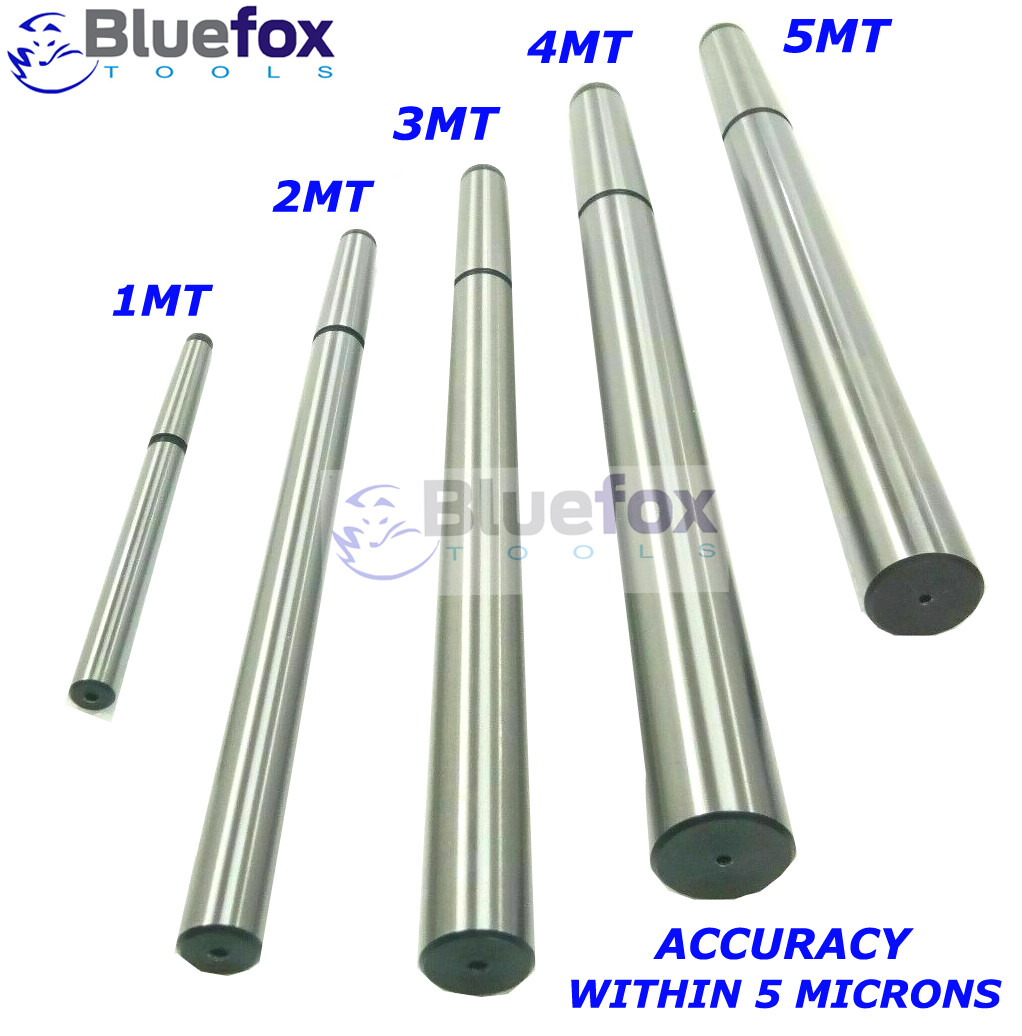 Lathe Mandrel Alignment Test Bar 5 Piece Set 1MT ,2MT ,3MT ,4MT & 5MT – EN 31
