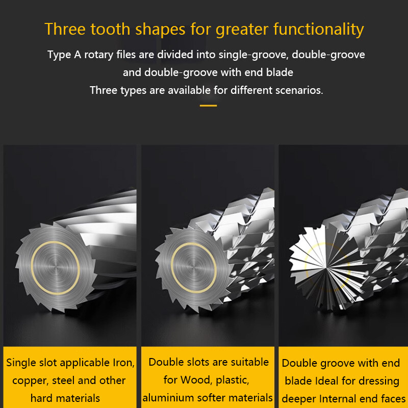 Hard Tungsten Steel Rotary File High-Quality Professional Grade Complete Models