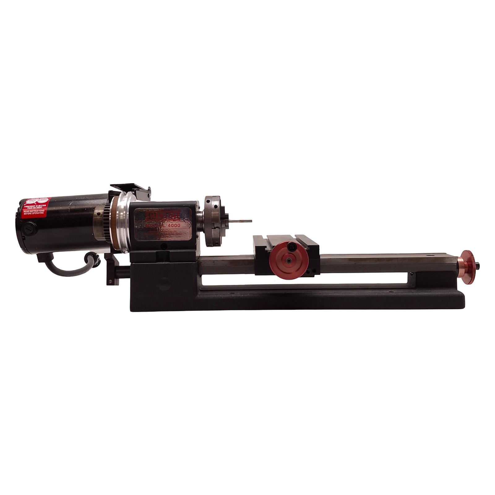 Sherline 4000 Tabletop Lathe w/2.5in 3-Jaw Chunk & Speed Control, 8in Length