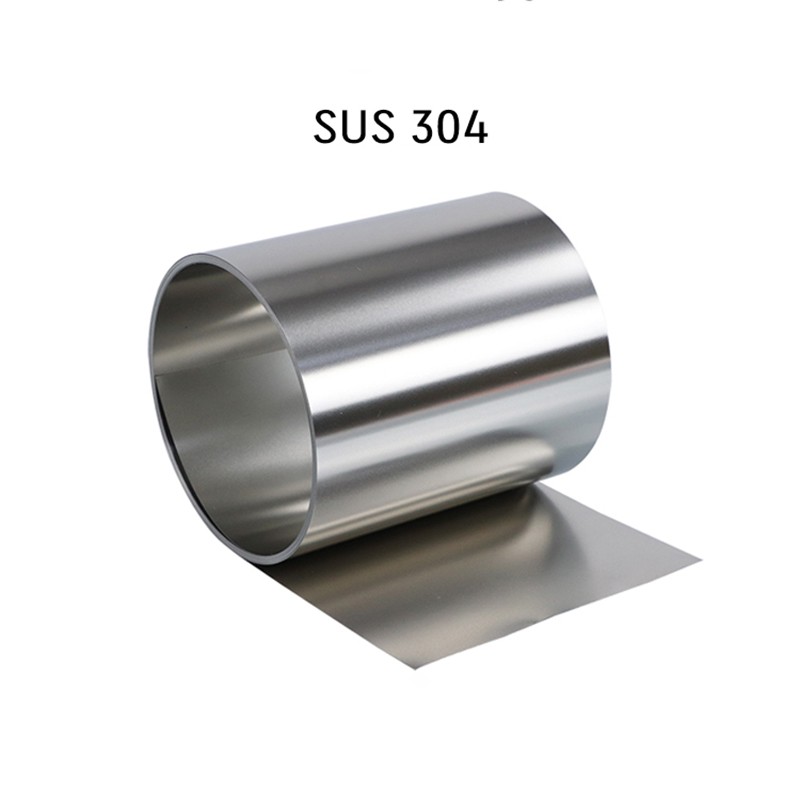 1M Stainless 304 Foil Band Stainless Sheet Strip Thick 0.01-1mm Width 10-300mm