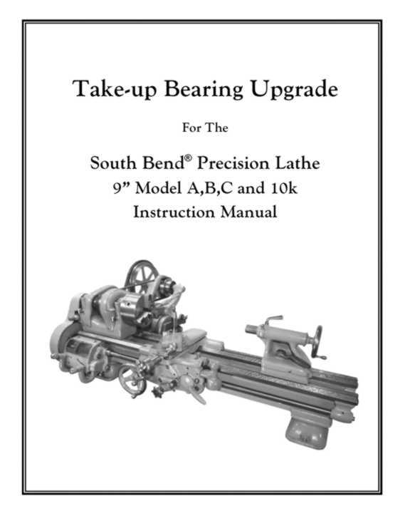 New Spindle Take-up Bearing Kit for 9″ & 10k South Bend Lathe Upgrade -Takeup