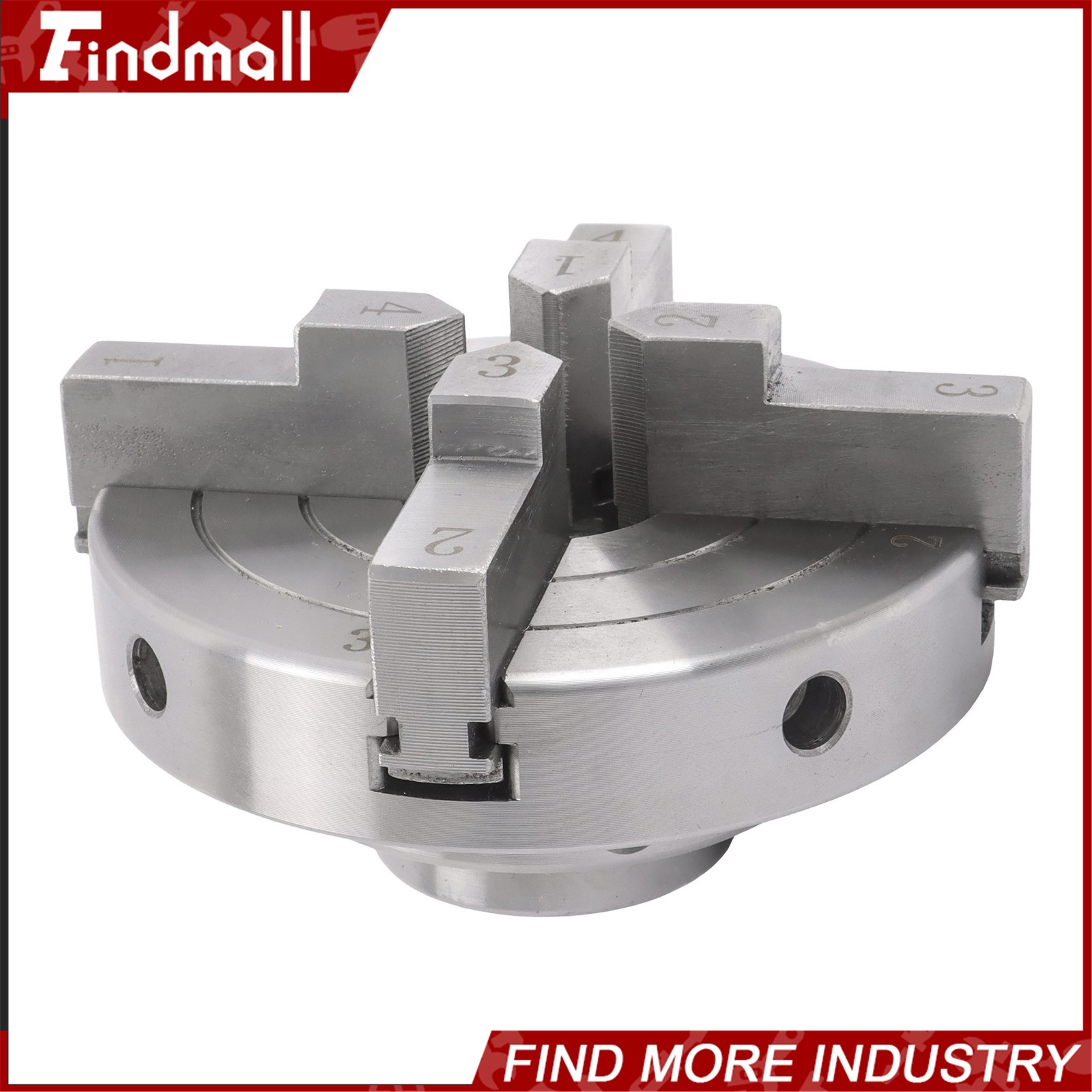 Findmall 4″ 4 Jaw Lathe Chuck Set 1×8 TPI Self Centering Chuck