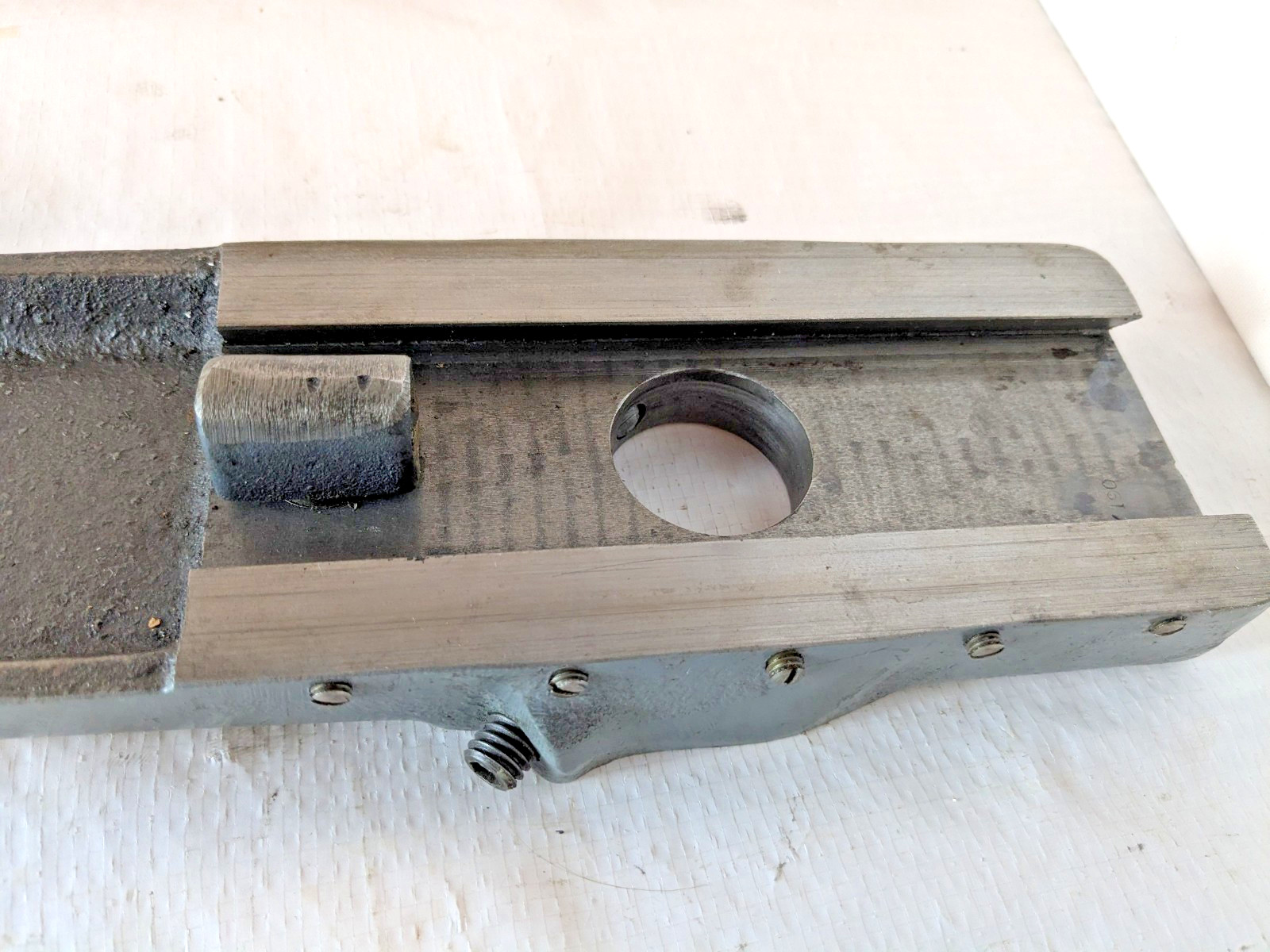 9″ inch / 10K South Bend Lathe Cross Slide with Gib, Gib screws and Feed Nut