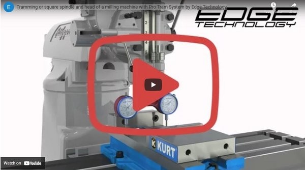Pro Tram Bridgeport Head Square Knee Mill Spindle CNC Router Milling Edge Tech