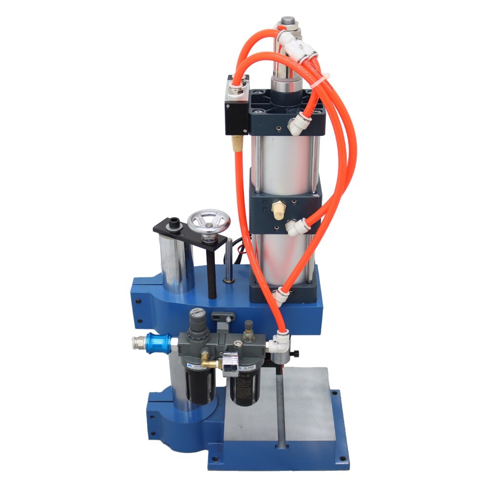 Pneumatic Punch Press Machine 1Ton 2200Lbs Sheet Metal Hole Press Machine 110V