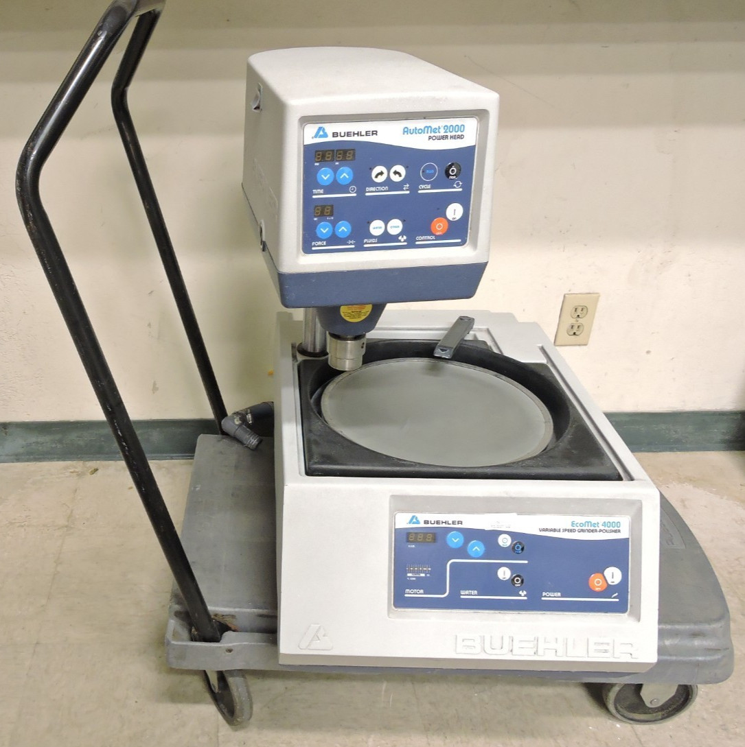 Buehler EcoMet 4000 Variable Speed Grinder Polisher with AutoMet 2000 Power Head