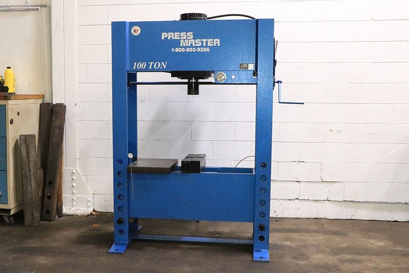100 Ton 12″ Strk Pressmaster 100T-E/H H-FRAME HYDRAULIC PRESS