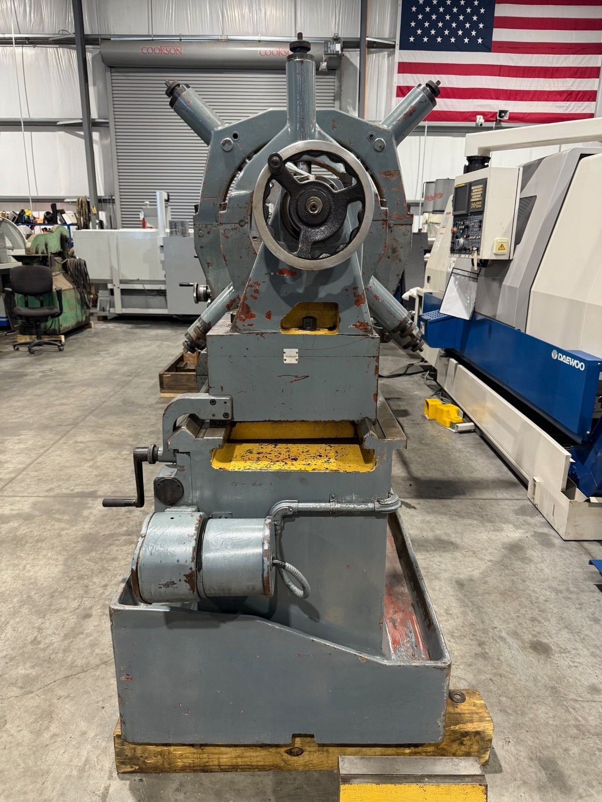 GEMINIS Republic Lagun GE-1000 39”/48” x 120”cc Hollow Spindle Lathe 20” #7566