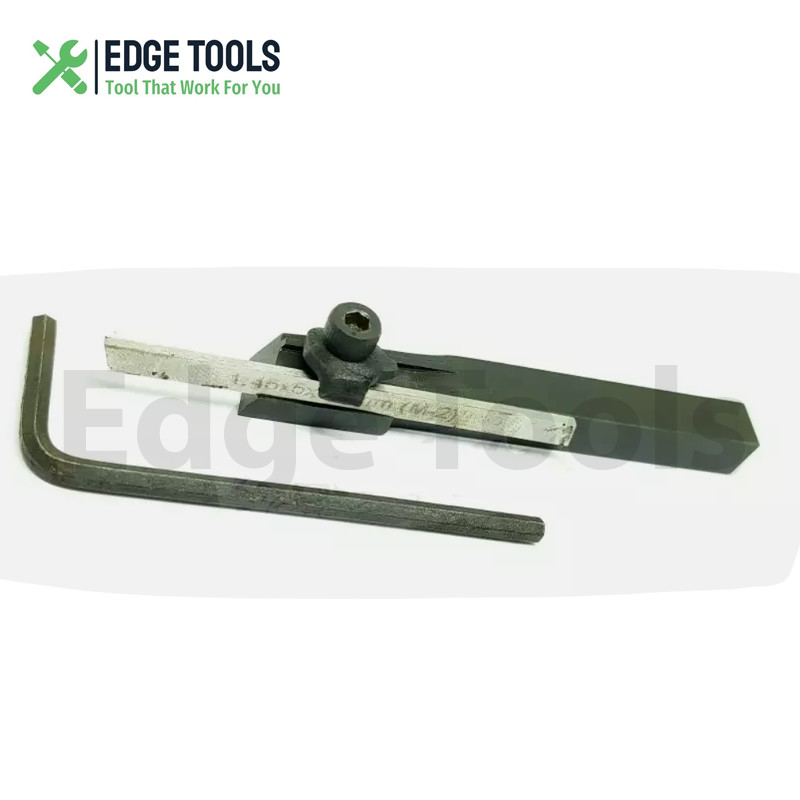 10mm Mini Parting Tool Cut off Holder with 6Pcs HSS Blades for Mini Lathes