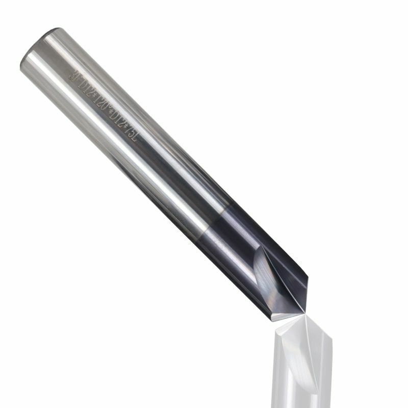 Carbide Chamfering Milling Cutter 60/90/120 Degrees 3 Flute Deburring Route